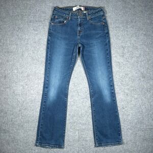 Levi's Denim Jeans Womens 9S Blue Bootcut Y2K Low Rise Stretch Casual